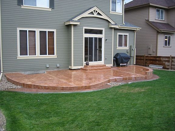 Back yard patio