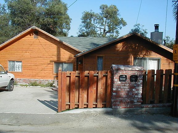 Front of house, front fence and mailbox