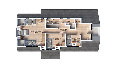 Floor plan Third Floor