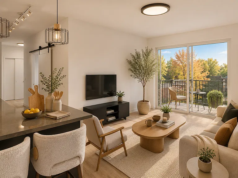 Corner Living Room
