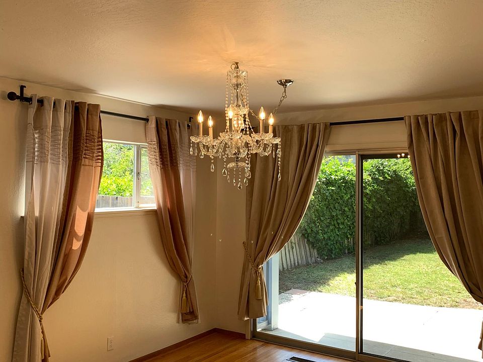 well lit dining room