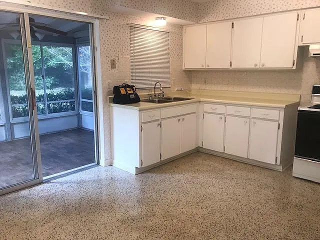 Kitchen and Rear Patio