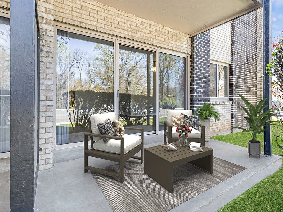 Spacious Patio Area with view private views of mature landscaping