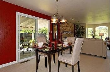 Dining Room with access to outdoor dining patio
