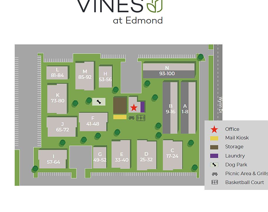 Vines at Edmond Site Plan