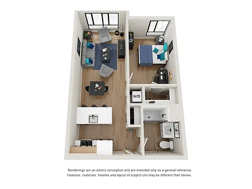 Floor plan 1B-10