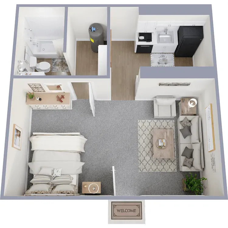 Floor plan Blossom Upgraded