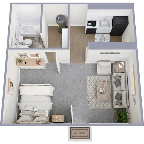 Floor plan Blossom Upgraded