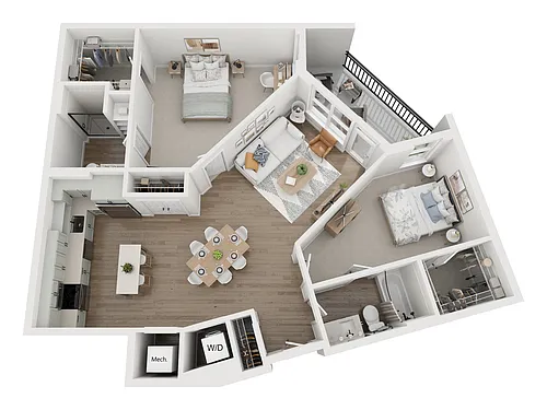 Floor plan B13B