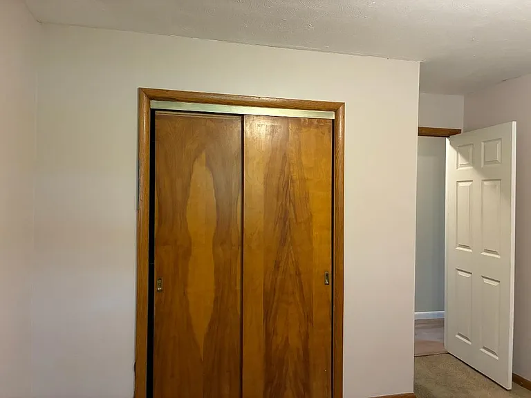 Larger bedroom double closet