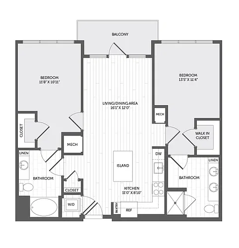 Floor plan B1A