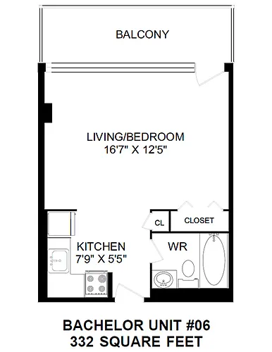 Floor plan Bachelor