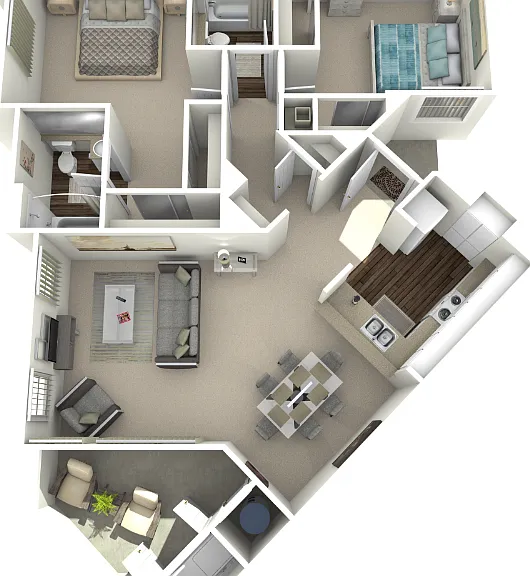 Plan E Floorplan Diagram