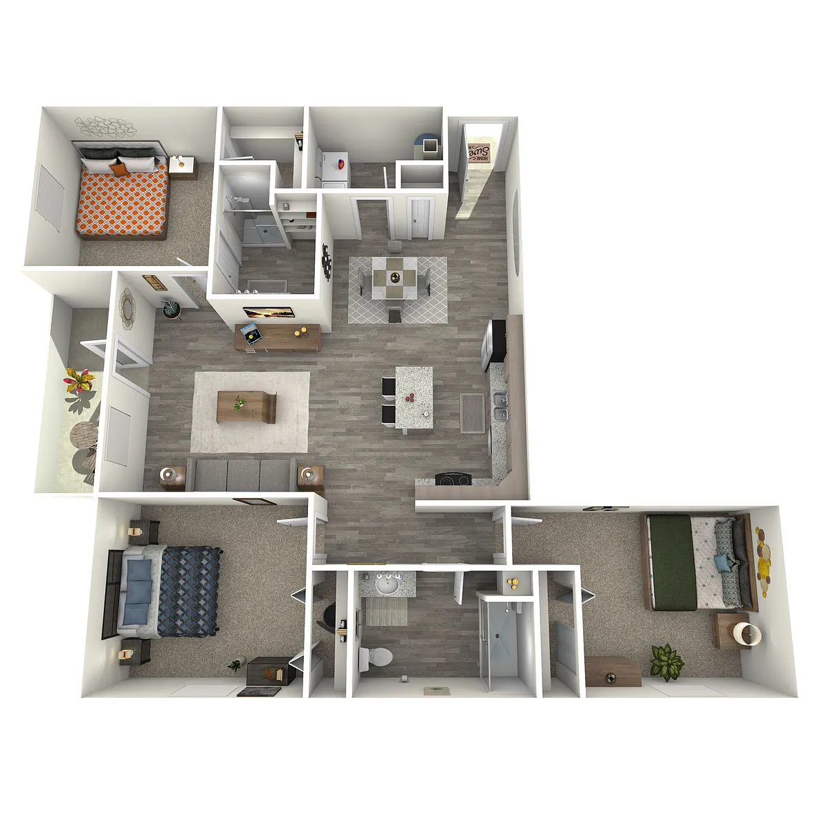 Floor plan 3X2D