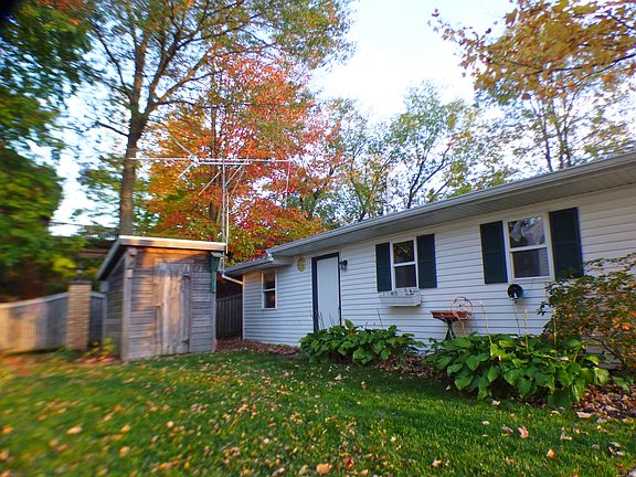 Garage with shop in back