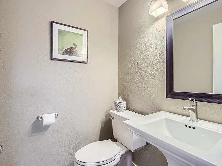 Half bath on ground level