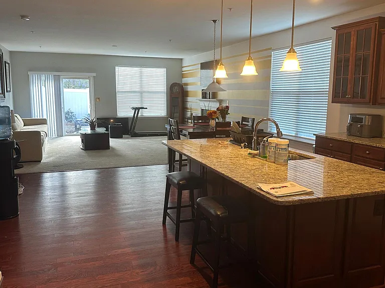 Open floor kitchen and family room