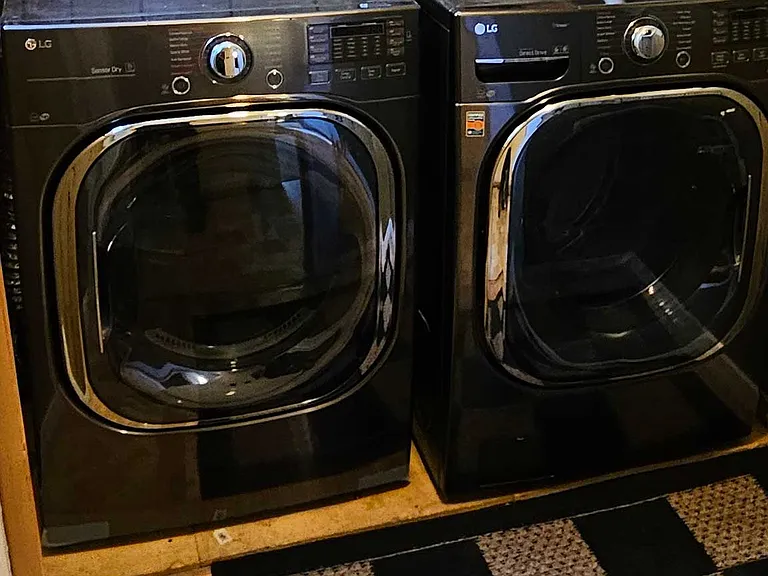 The laundry room is also on the main floor at the rear of the property.