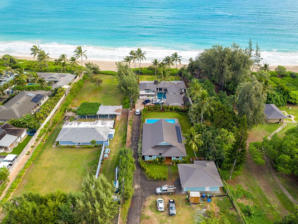 Aerial View of the ADU when nearly finished with Kalama Beach so close!
