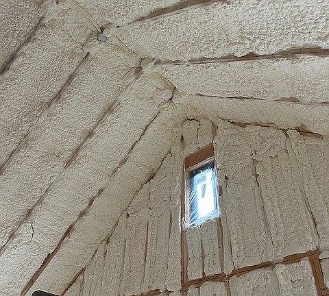 Guest Room Vault Insulation