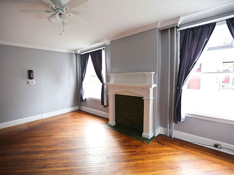 Living room from front door view
