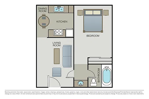 Floor plan Plan 1A
