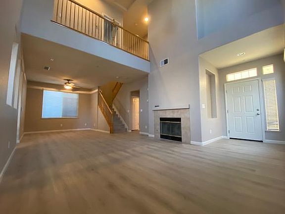 Spacious living and dining area.