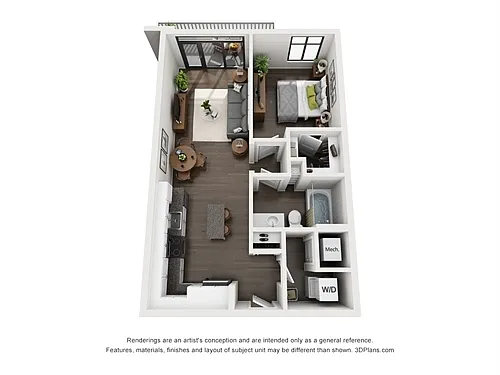 Floor plan Gabardine (A1)