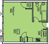 Floor plan Studio