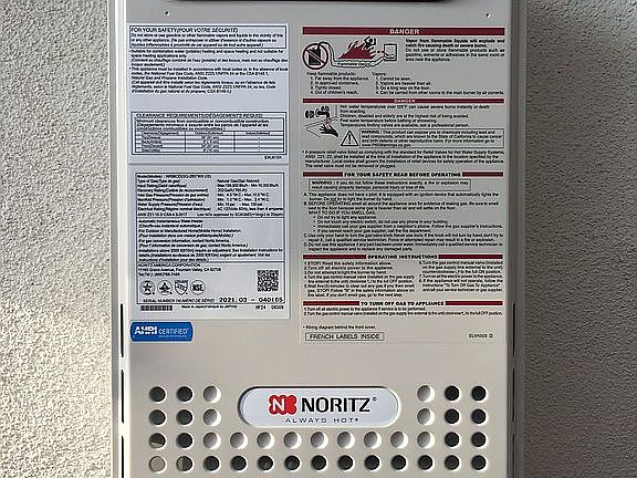 Tankless water heater