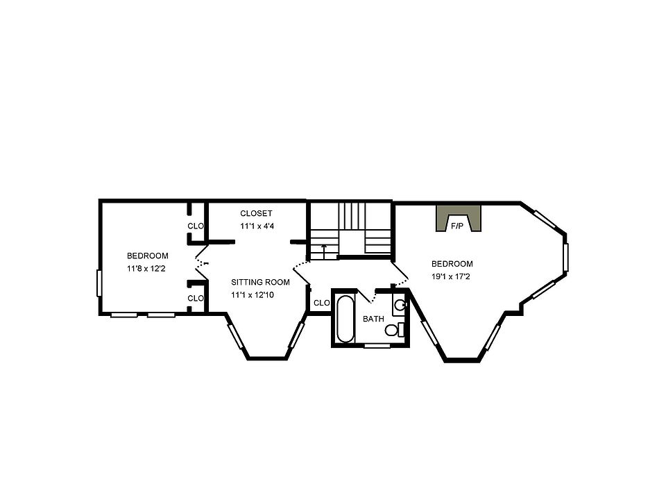 Top level floor plan