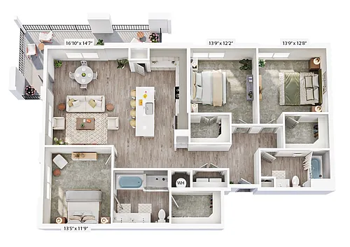 Floor plan C2