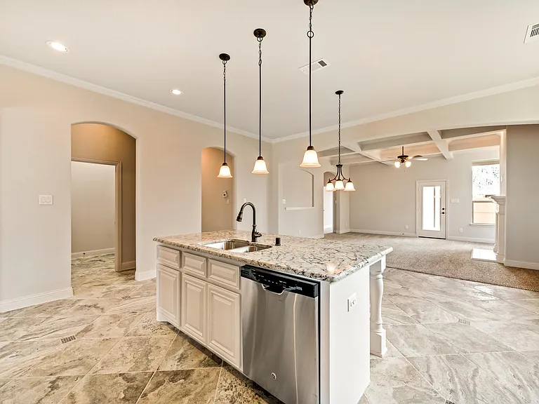 Great room and Kitchen all flow as one open floor space