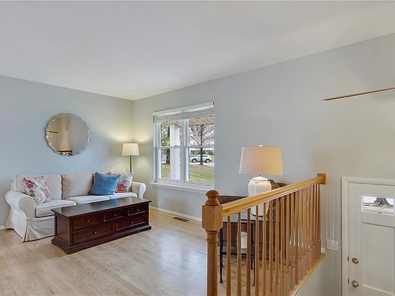 Hardwood floors through most of the main level.