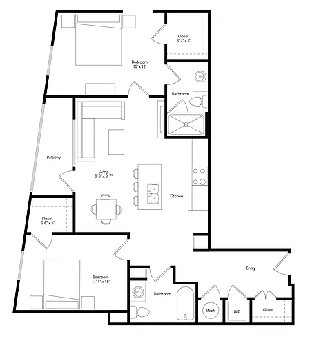 Floor plan Melody
