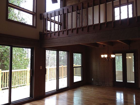 Family room, loft upstairs