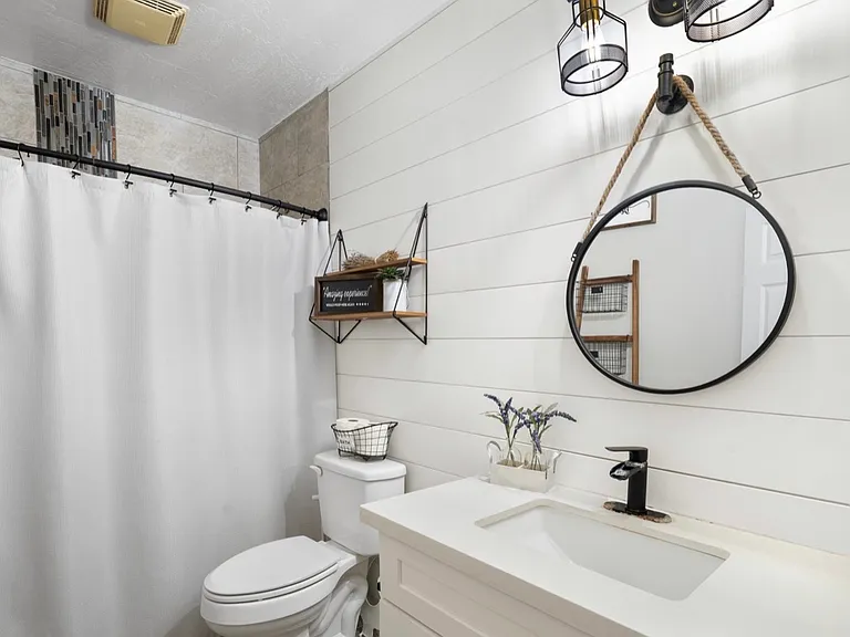 Guest hallway bathroom