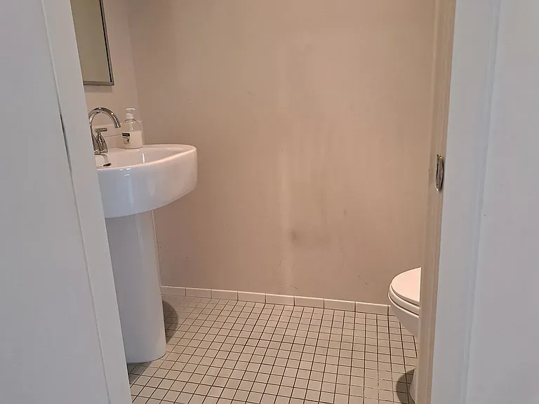 1st floor half bath