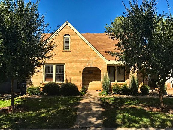 Exterior of duplex. Right (east) unit