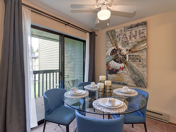 Dining Area with View of Private Patio