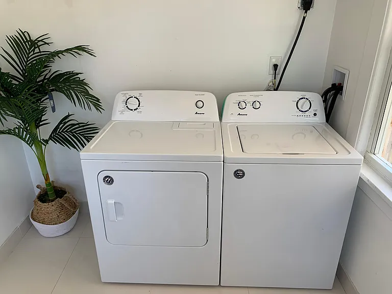 Full-size laundry in unit.