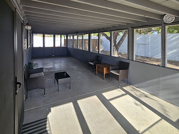 Screened patio