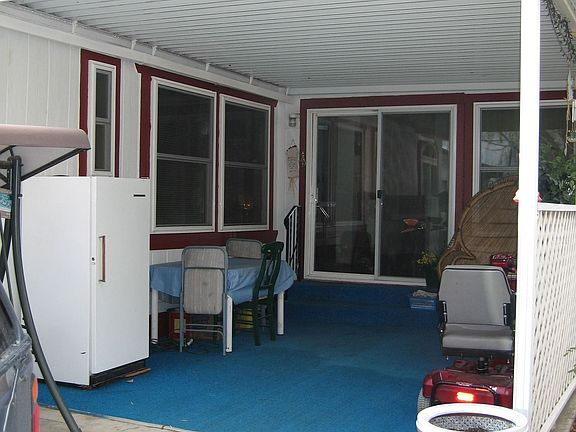 Comfortable, covered patio