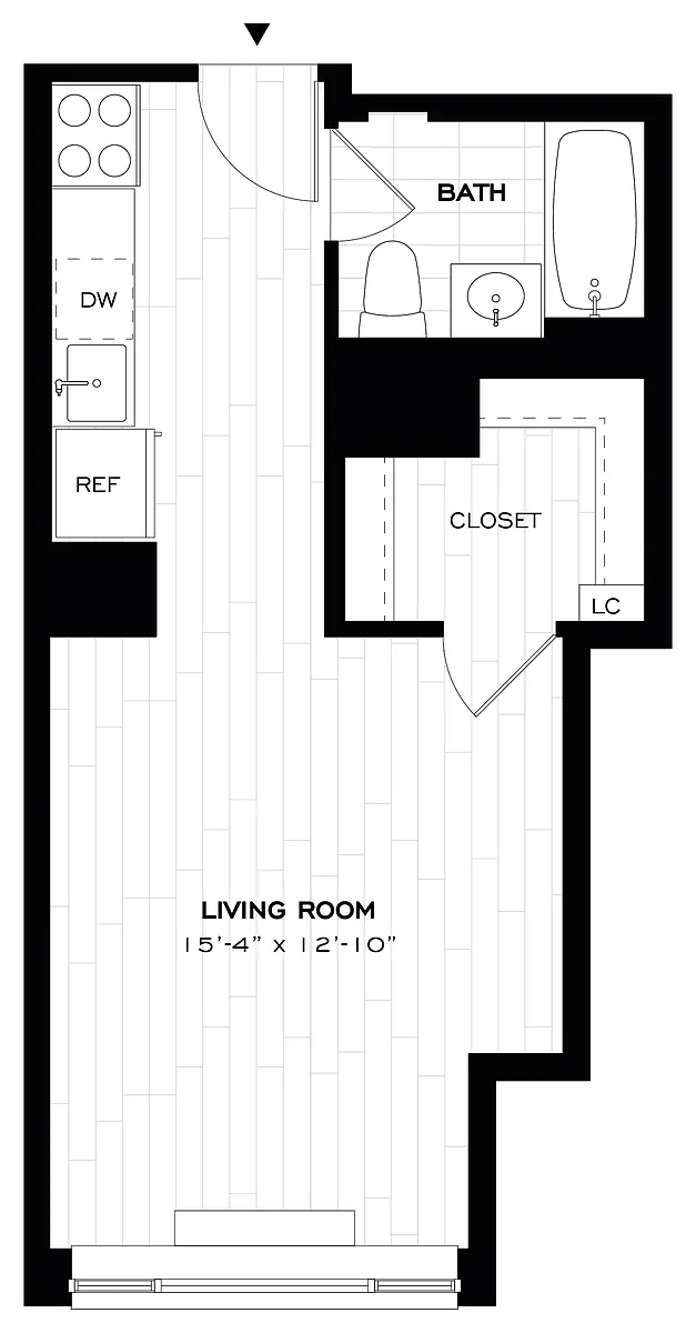 Floor plan Studio-S03