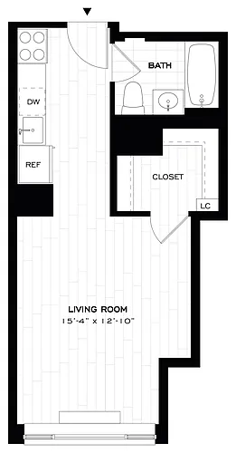 Floor plan Studio-S03