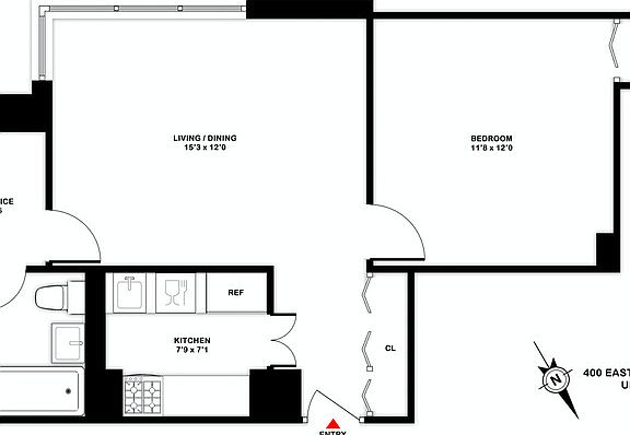 2nd image of 400 E 54th St APT 12H