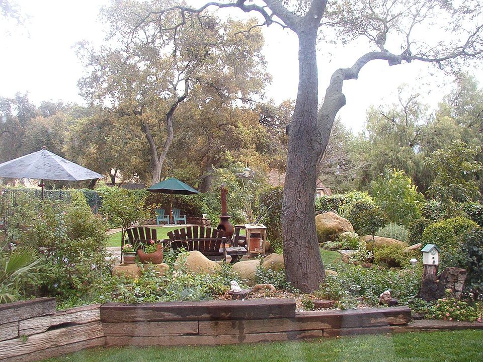 Tranquil back yard Landscaping