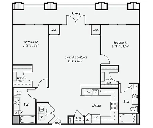 Floor plan B10A-1312