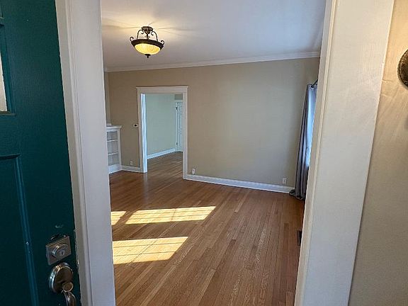 Entrance through front door