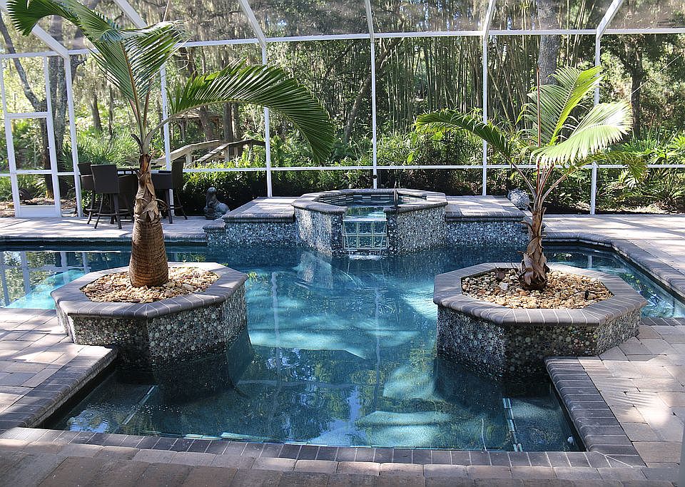 Updated pool and spa
